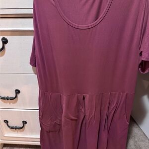 SHEIN Mauve Tunic Dress